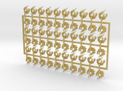 60x Blitz Dragons- Shoulder Insignia pack 3d printed