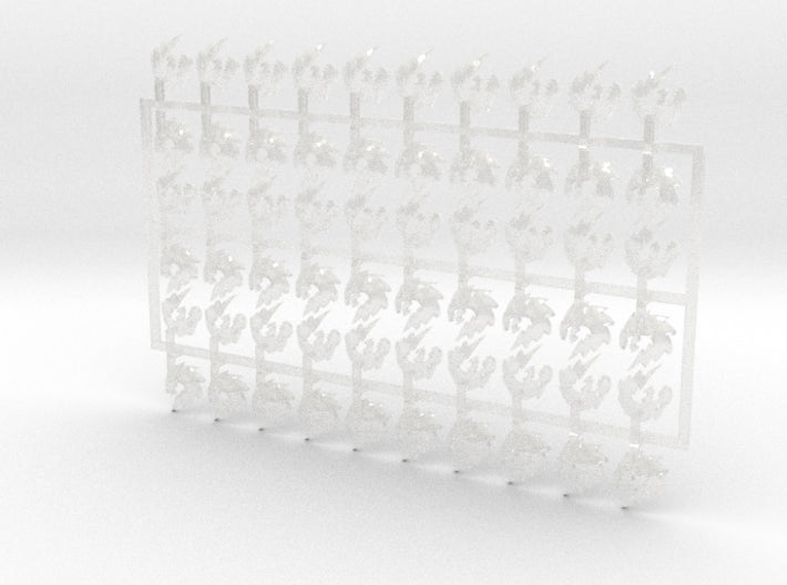 60x Blitz Dragons- Shoulder Insignia pack 3d printed