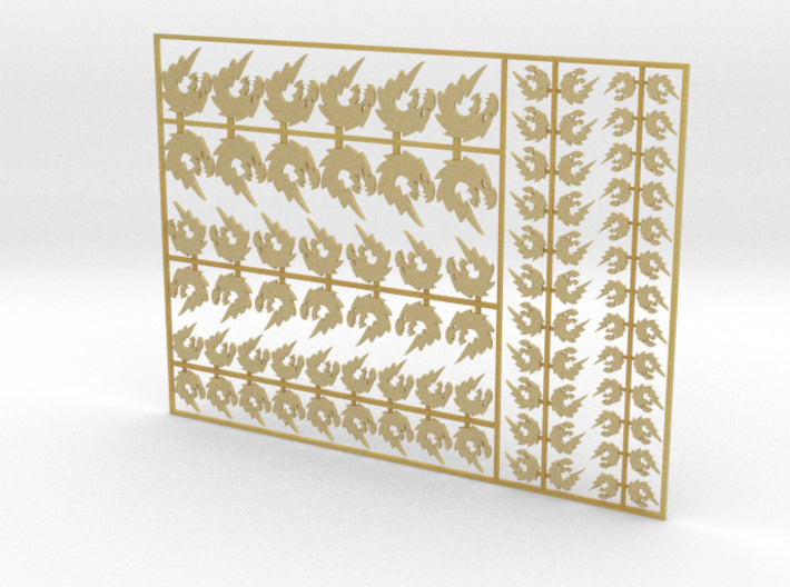 Blitz Dragons- Flat Vehicle Insignia pack 3d printed