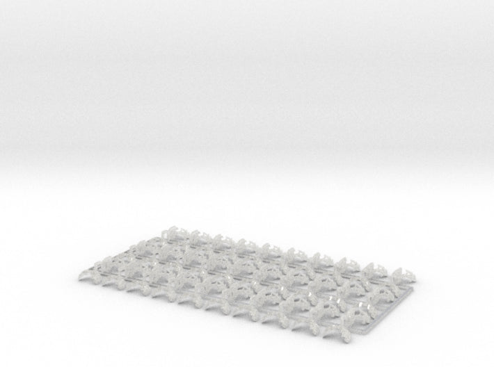 60x Deer Skull - Shoulder Insignia pack 3d printed