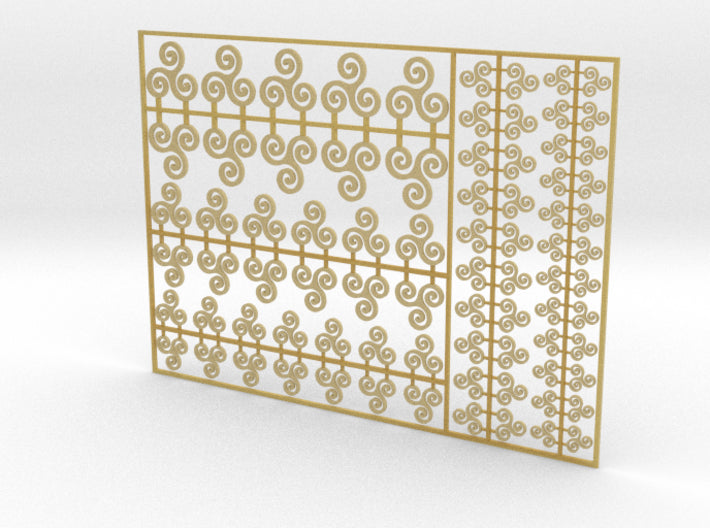 Triskelion 1 - Flat Vehicle Insignia pack 3d printed