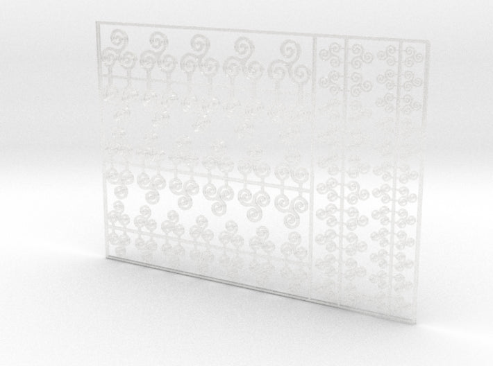 Triskelion 1 - Flat Vehicle Insignia pack 3d printed