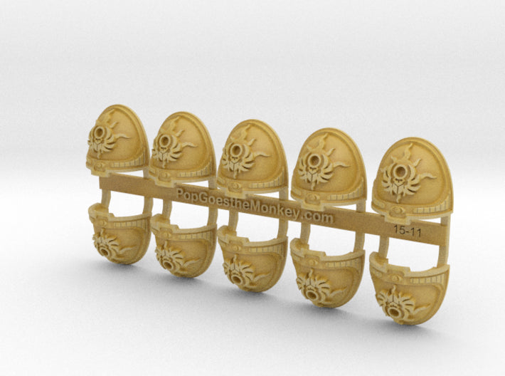 10x Scarab Sons - Osiris Shoulder Pads 3d printed