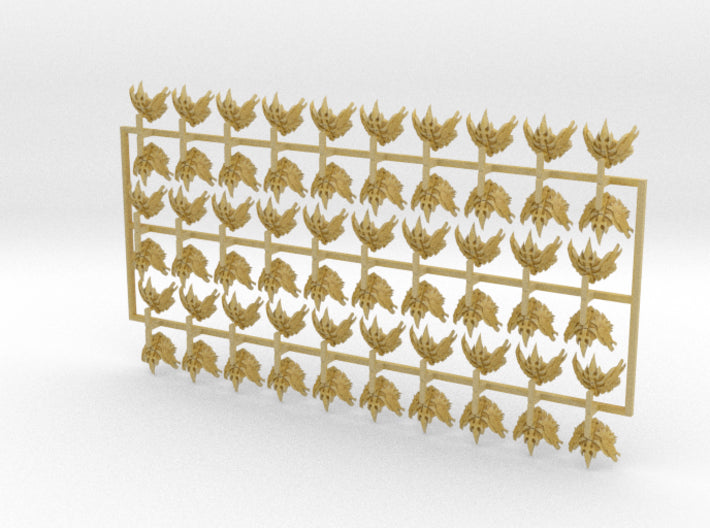 60x Wolf Spears - Shoulder Insignia pack 3d printed