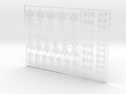 Wolf Spears - Flat Vehicle Insignia pack 3d printed