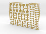 Dragon Head 3D - Flat Vehicle Insignia pack 3d printed