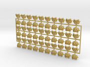 60x Iron Bears - Shoulder Insignia pack 3d printed