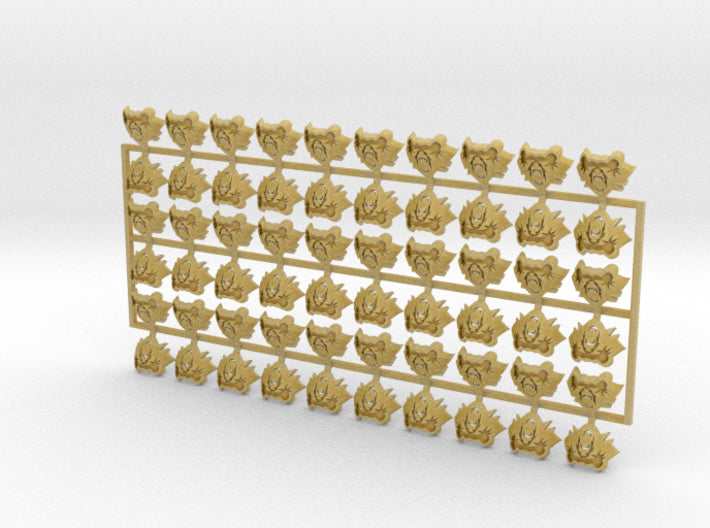 60x Iron Bears - Shoulder Insignia pack 3d printed