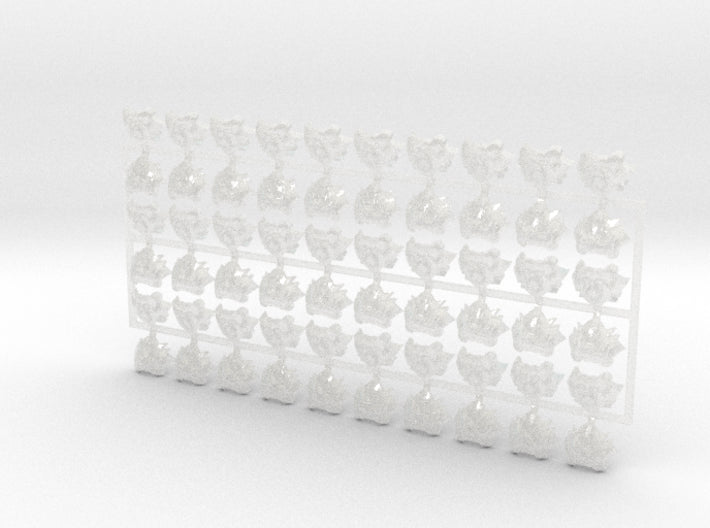 60x Iron Bears - Shoulder Insignia pack 3d printed