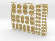 Iron Bears - Flat Vehicle Insignia pack 3d printed