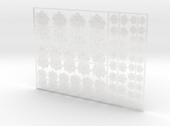 Iron Bears - Flat Vehicle Insignia pack 3d printed