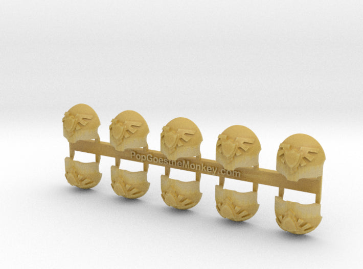 10x Shield Angels - T:1a Terminator Shoulders 3d printed