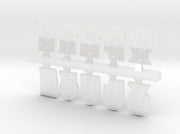 10x Blank - Shoulder Shield variety pack 3d printed