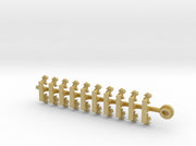 20x Black Talons- Tiny Convex Insignias (3mm) 3d printed