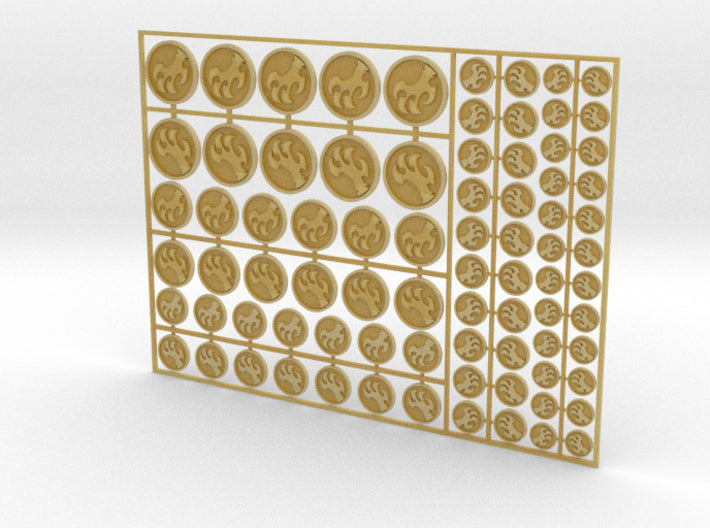 Red Talons - Flat Vehicle Insignia pack 3d printed