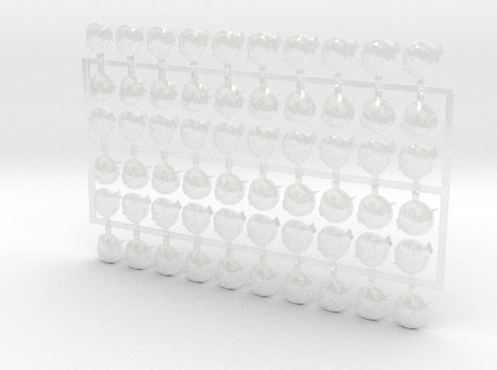 60x Black Guard - Shoulder Insignia pack 3d printed