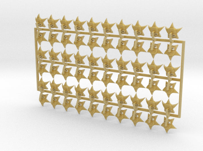 60x Invaders - Shoulder Insignia pack 3d printed