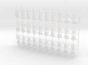 60x Invaders - Shoulder Insignia pack 3d printed