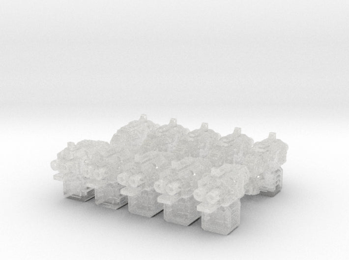 10x Fleur-De-Lis : Small Right-Handed Blitz Pistol 3d printed