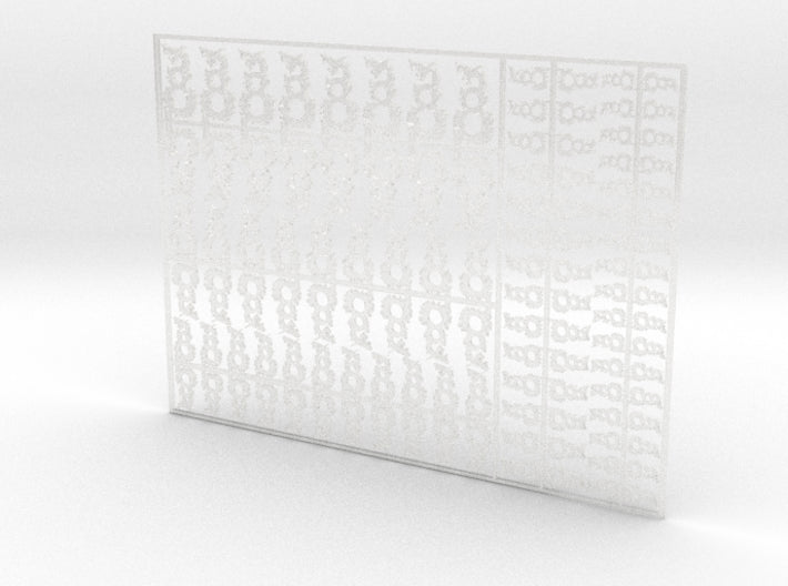 Dragon Warriors - Flat Vehicle Insignia pack 3d printed