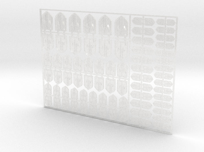 Executioners - Flat Vehicle Insignia pack 3d printed