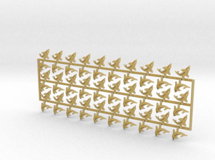 60x Killer Whales - Shoulder Insignia pack 3d printed