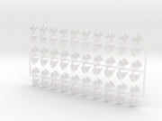 60x Lion Wing - Left Shoulder Insignia pack 3d printed