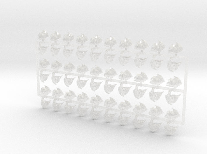 60x Lion Wing - Left Shoulder Insignia pack 3d printed