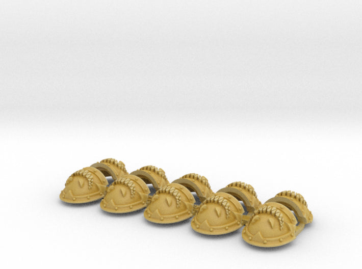 10x Sinister Grin - Abhorrent Shoulder Pads 3d printed