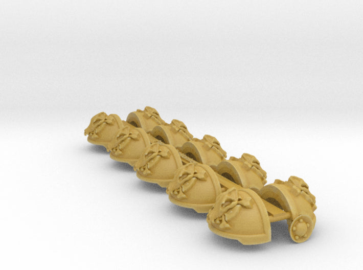 10x Wolf Skull - T:3b Crux Tartaros (Lefts Only) 3d printed