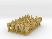 30x Marine Hands: Command_Set 3d printed