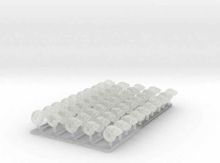 50x Human/Marine Skull tops 3d printed