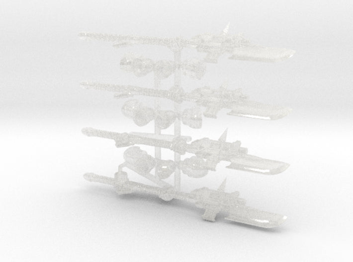 4x Bolt Spear: Xenos Hunter - Prime Set 3d printed