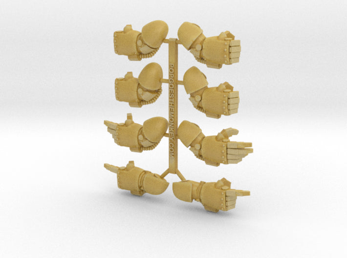 8x Base - Terminator Energy Fists [Group 1] 3d printed