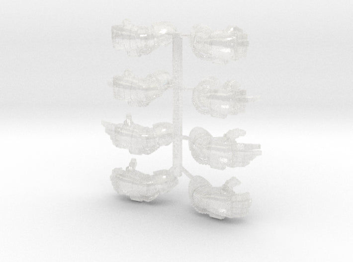 8x Base - Terminator Energy Fists [Group 2] 3d printed