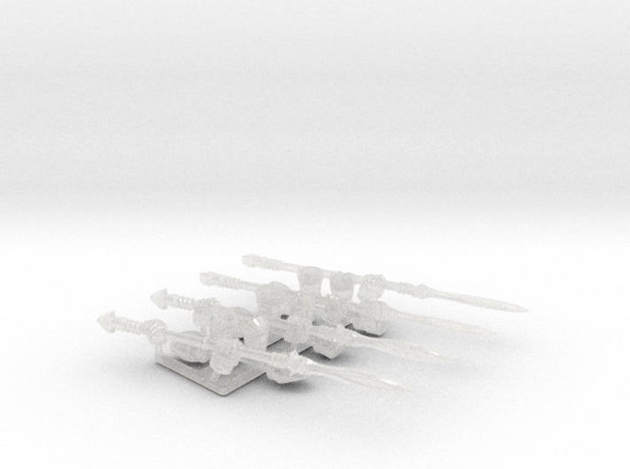4x Energy Spear: Longavullun XL - Prime Set 3d printed
