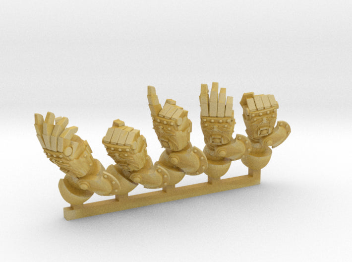5x Ornate - Right-handed Energy Fists [Group 1] 3d printed