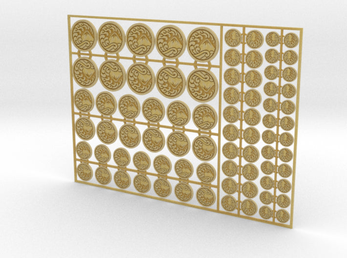 Nihon Knights - Flat Vehicle Insignia pack 3d printed