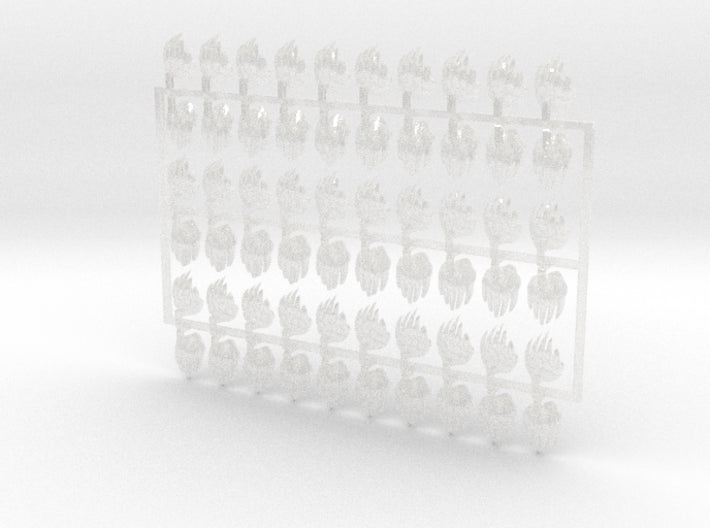 60x Blood Bears - Right Shoulder Insignias 3d printed