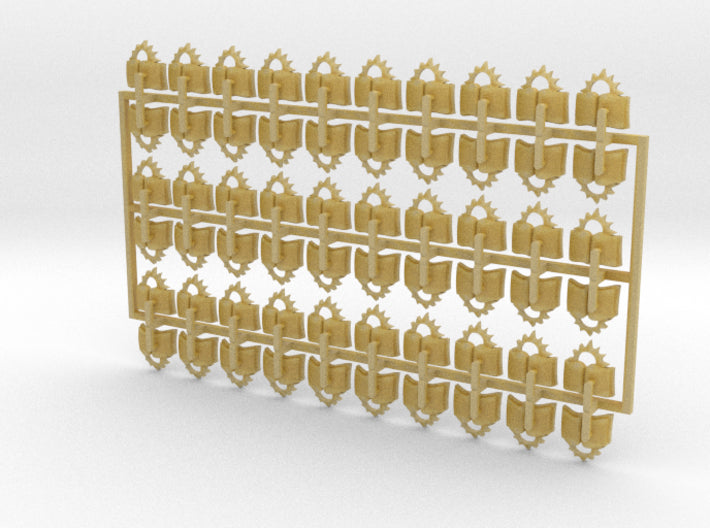 60x Holy Book - Shoulder Insignia pack 3d printed