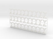60x Winged Hourglass - Shoulder Insignia pack 3d printed