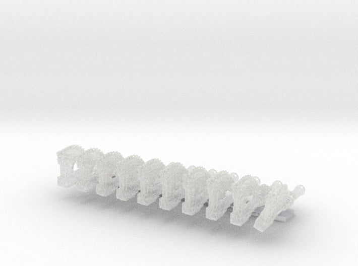 10X Makodons : Goretran RotoAxes (Left) 3d printed