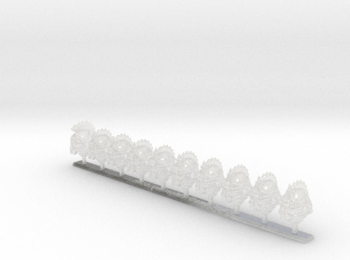 10x Serpent - Nicopolis Helmets : Squad Set 2 3d printed