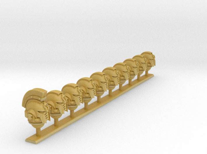 10x Lambda Omega - G:10 Prime Helmets : Squad 1 3d printed