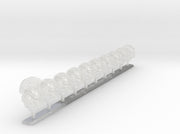 10x Lambda Omega - G:10 Prime Helmets : Squad 1 3d printed