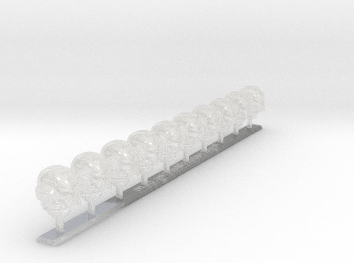 10x Lambda Omega - G:10 Prime Helmets 3d printed