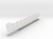 10x Skull - G:10 Prime Helmets : Squad 1 3d printed