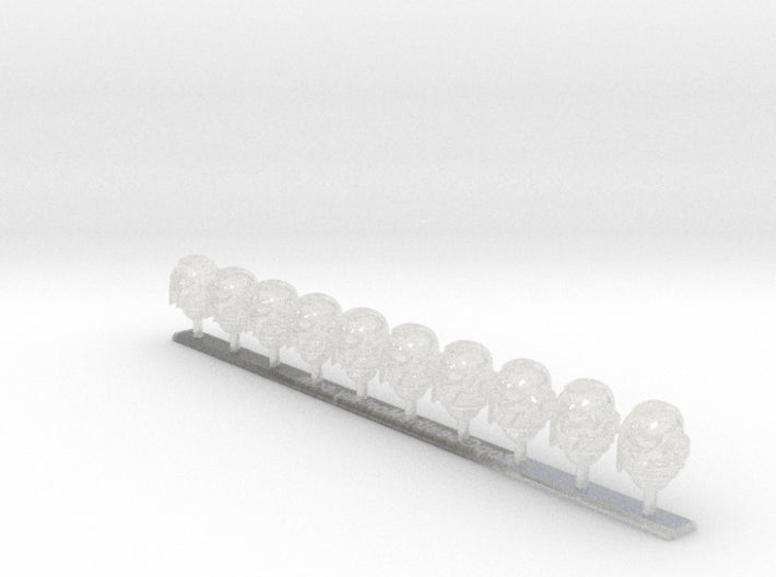 10x Skull Icon - G:10 Prime Helmets 	 3d printed