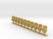 10x Greek Bull - Crested G:10 Prime Helmets 3d printed