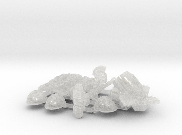 Character Kit: Captain Barticus 3d printed